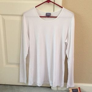 Host Pick! NWT Cherokee long-sleeve work undershirt. White in L.